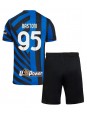Inter Milan Alessandro Bastoni #95 Replika Hemmakläder Barn 2024-25 Kortärmad (+ byxor)